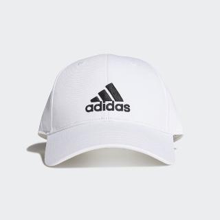 【adidas 愛迪達】帽子 棒球帽 老帽 遮陽帽 BBALL CAP COT 白 FK0890