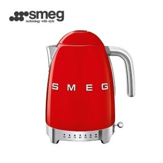 【SMEG】義大利控溫式復古電熱水壺-魅惑紅(KLF04RDUS)