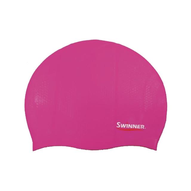 【SWINNER】S360全矽膠泳帽 內顆粒(游泳用品)
