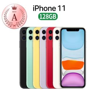 【Apple 蘋果】A級福利品 iPhone 11 128G(手機包膜+全機原廠零件)