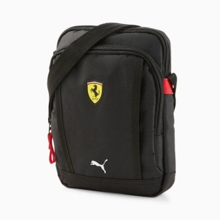 【PUMA】PUMA 側背包 Ferrari系列 側背 小包 中 黑紅(07877702)