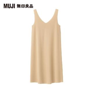 【MUJI 無印良品】女全面無縫線連身裙(共2色)