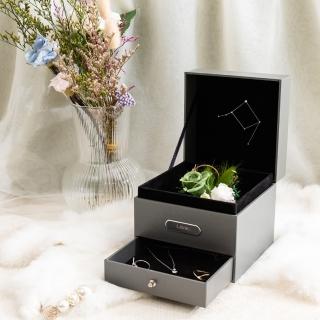 【Flower Plus】Libra 天秤座 雙層永生花星座禮盒(永生花)