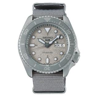 【SEIKO 精工】5 Sports 太空灰潛水機械男錶/42.5mm(4R36-11R0N)