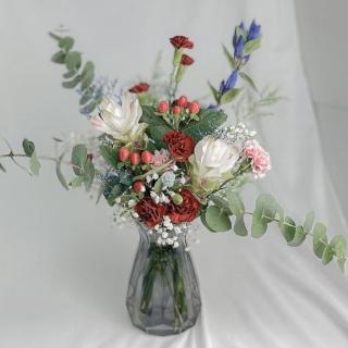 【Flower Plus】-雙北限定- 雙十國慶  DIY材料包 鮮花宅配(鮮花)