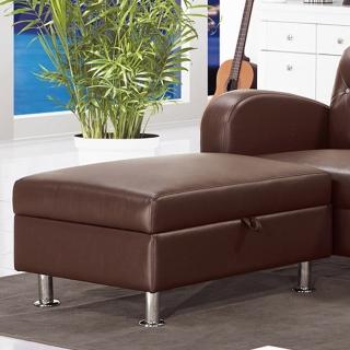 【obis】戴爾咖啡色收納型腳椅