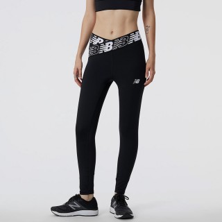 【NEW BALANCE】運動長褲 NB DRYX 緊身褲 女 黑(AWP21177BK-F)