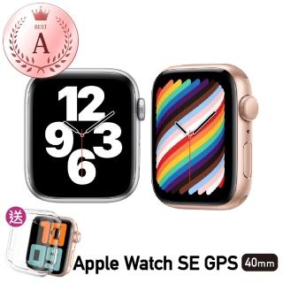 【Apple 蘋果】福利品 Apple Watch SE 40公釐 GPS 鋁金屬錶殼 保固6個月 贈矽膠錶帶