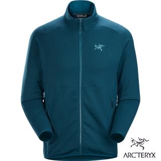 【Arcteryx 始祖鳥】男 Kyanite AR 刷毛 外套(縮時藍)