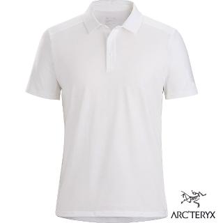 【Arcteryx 始祖鳥】男 Captive 短袖 POLO衫(白光白)