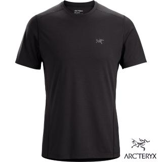 【Arcteryx 始祖鳥】男 Motus SL 快乾 短袖 圓領衫(黑)