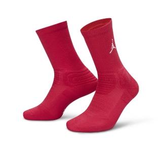 【NIKE 耐吉】襪子 運動襪 中筒襪 喬丹 2雙組 U J FLIGHT CREW 桃紅 SX5854-600