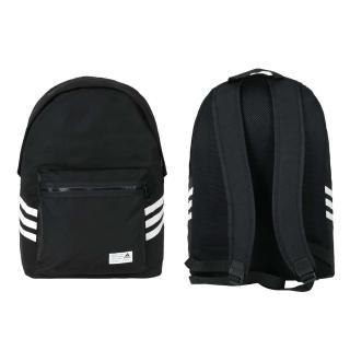 【adidas 愛迪達】後背包-雙肩包 肩背包 旅行包 愛迪達 30L 黑白(GU0880)