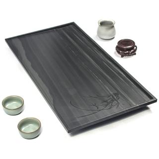【步騰云】60X30cm 青山綠水石茶盤(WM-GTQ-10)