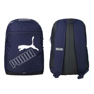 【PUMA】大型後背包-雙肩包 肩背包 反光 21L 丈青白(07729502)