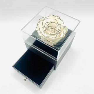 【Blumenladen花寓】質感永生花飾品盒-小香限定款(永生花 永生花禮 恆星花)