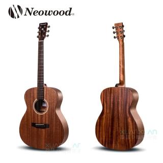 【小叮噹的店】Neowood 41吋 木吉他 Swiftly系列 全桃花心木 SW-OM-2(OM桶身 附琴袋)