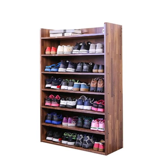 【A級家居】低甲醛附插座六層收納鞋櫃 寬81公分(收納櫃 鞋架 置物櫃)