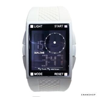 【ENANSHOP 惡南宅急店】OTS冷光雙顯手錶 運動電子錶 鬧鐘碼錶功能 韓版流行 手錶-0218F