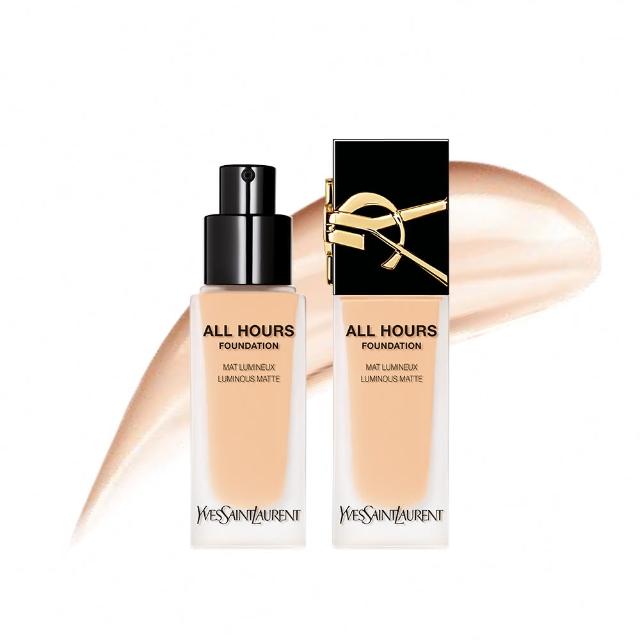 【YSL】官方直營 恆久完美無瑕持妝粉底SPF39/PA+++ 25ml(午夜粉底/任選1款)