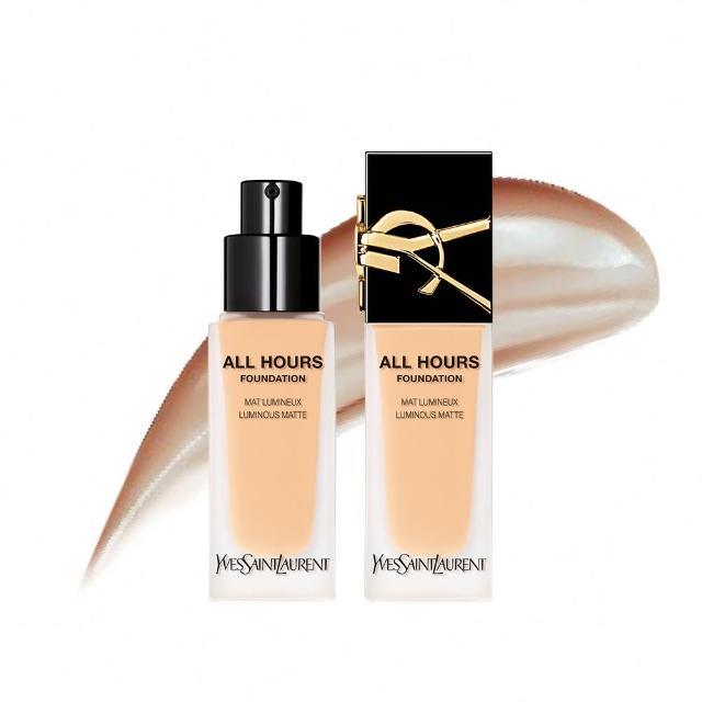 【YSL】官方直營 恆久完美無瑕持妝粉底SPF39/PA+++ 25ml(午夜粉底/任選1款)