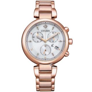 【CITIZEN 星辰】xC 幻采流星光動能計時女錶(FB1453-55A)