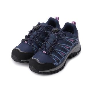 【GOODYEAR 固特異】旅行者W1靜態防水戶外鞋 藍紫 女鞋 GAWO22406