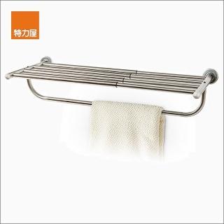 【特力屋】304不鏽鋼伸縮毛巾架 型號TWS02