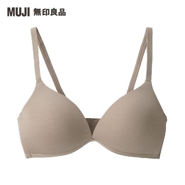 【MUJI 無印良品】女棉混彈性無鋼圈一體成形胸罩(共3色)