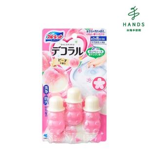 【TOKYU HANDS 台隆手創館】日本小林製藥 櫻花凍潔廁劑-新鮮蜜桃(7.5gx3瓶)