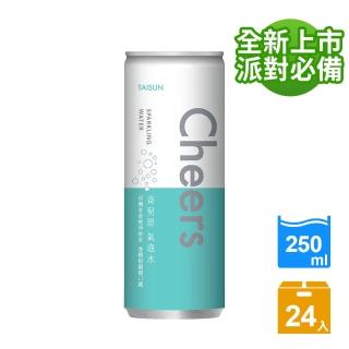 【泰山】Cheers 氣泡水 250ml 24入/箱(全新上市)