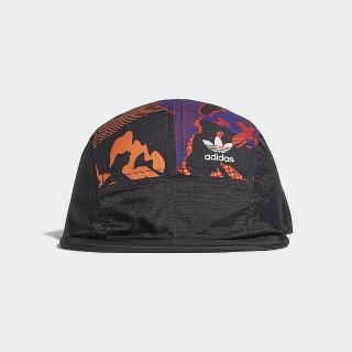 【adidas 愛迪達】帽子 運動帽 棒球帽 遮陽帽 三葉草 5 PANEL CAP 黑 GT6659