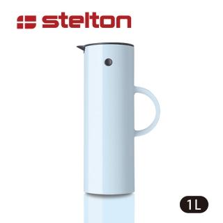 【Stelton】啄木鳥真空保溫壺1L(雲朵藍)