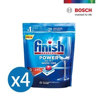【Finish亮碟】洗碗機多效合一洗碗錠(24/包*4包)