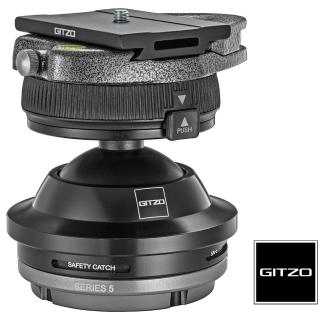 【gitzo 捷信】GH5381SQD 系統家球型雲台(公司貨 Systematic Ball 5號雲台 載重30公斤 飛羽攝影)