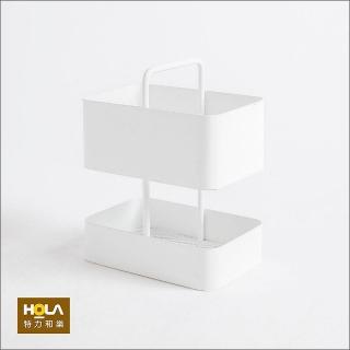【HOLA】Ink 鐵線收納餐具架-白