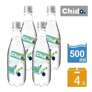 【Chido 趣多】4.5GV原味氣泡水500mlx4入