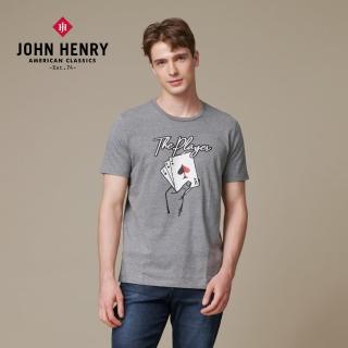 【JOHN HENRY】美國棉天生玩家撲克T恤