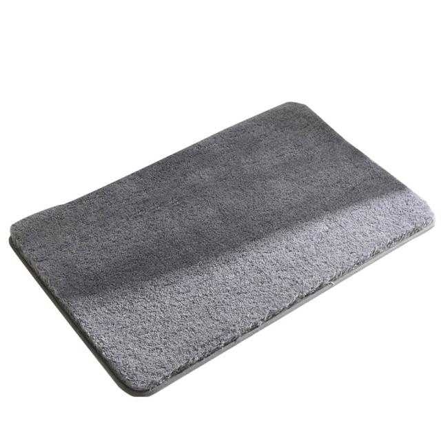 【ANTIAN】2入組 雪尼爾加厚防滑吸水地墊40*60cm(高密度絨毛/浴室用/止滑升級)