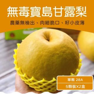【農頭家】特大無毒寶島甘露梨(單顆620克/7顆裝)