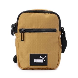 【PUMA】菱格紋路小側背包 芥末黃  079422-02