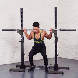 【Fitek】可調式蹲舉架/分體式舉重架/可調整深蹲架/健力架(重訓架 臥推架 槓鈴架)