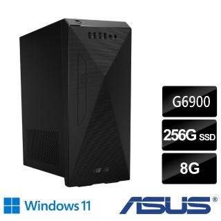 【ASUS送微軟M365+1TB雲端硬碟】H-S501MD G6900 雙核電腦(G6900/8G/256G SSD/W11)