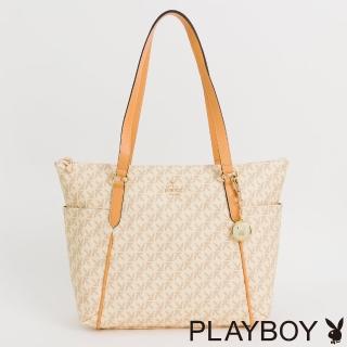 【PLAYBOY】托特包 小南法系列(米白色)