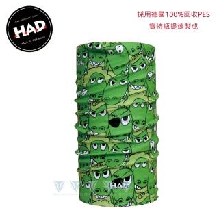 【德國 HAD】HA120 兒童Original頭巾 - Kroko龍(HAD/Original頭巾/百變頭巾)