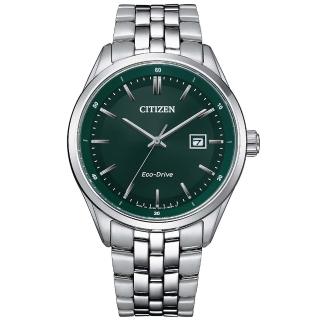 【CITIZEN 星辰】GENTS經典品貌非凡藍寶石鋼帶錶41mm(BM7569-89X)