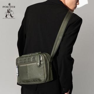 【PORTER INTERNATIONAL】NEW HEAT經典斜背包(碳灰綠)