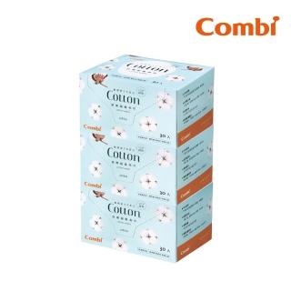 【Combi】純棉超柔布巾(30抽x3組)