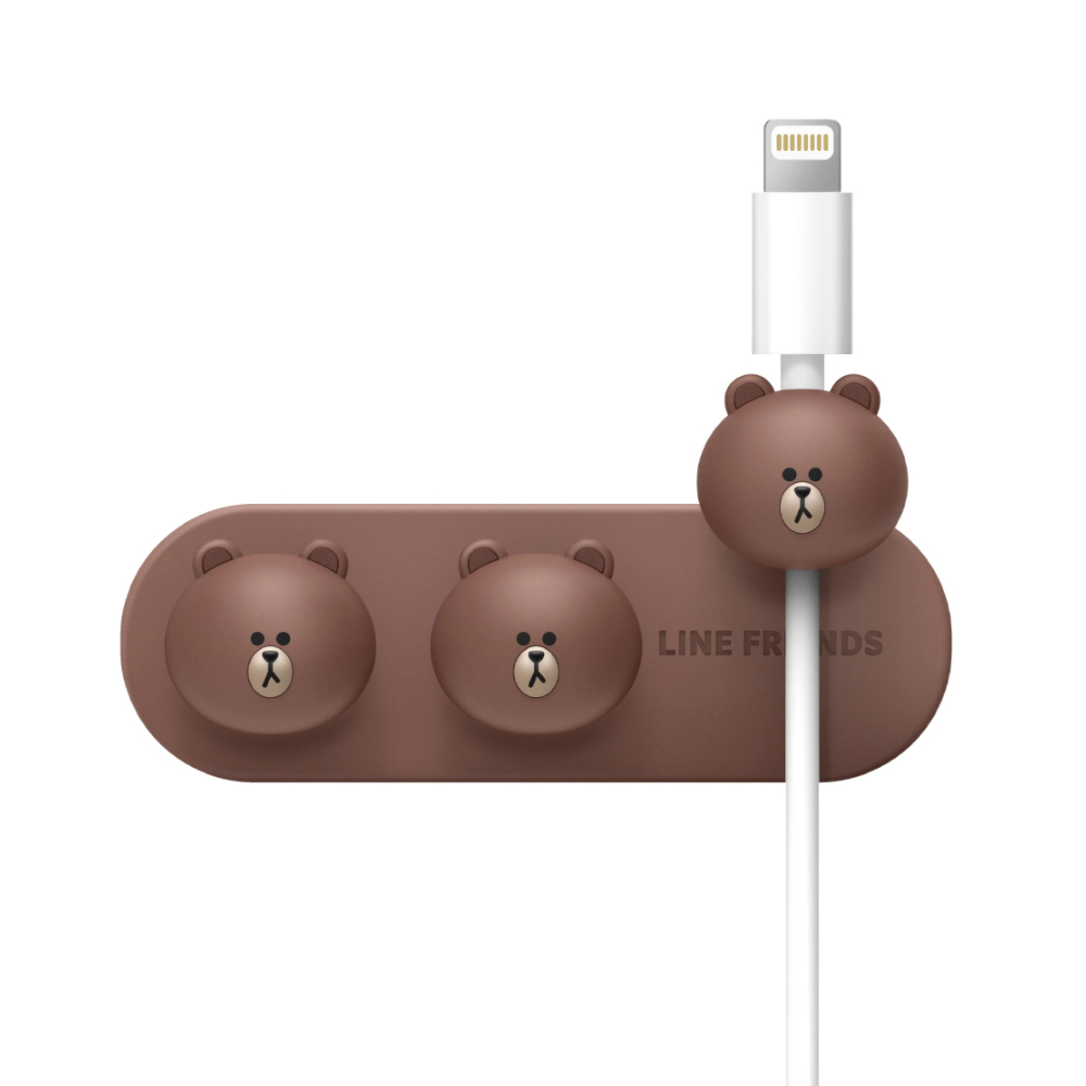 10325387 OL 【Elago】LINE好友2Way磁吸/自黏式理線器(LINE好友、熊大、莎莉、兔兔)