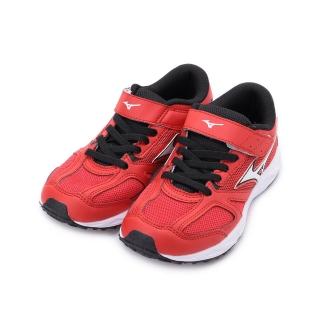 【MIZUNO 美津濃】18-22cm SPEED STUDS BELT 慢跑鞋 紅白 中大童鞋 K1GC104063